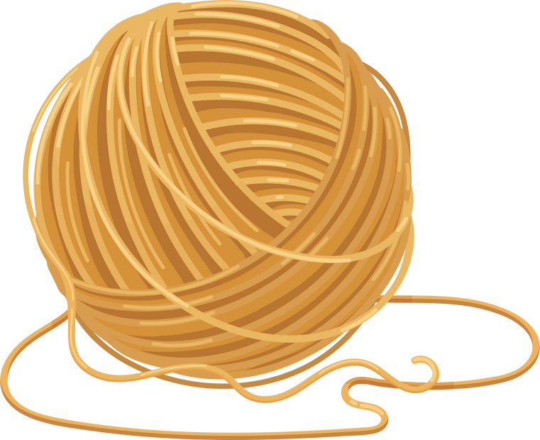 Skein of knitting yarn